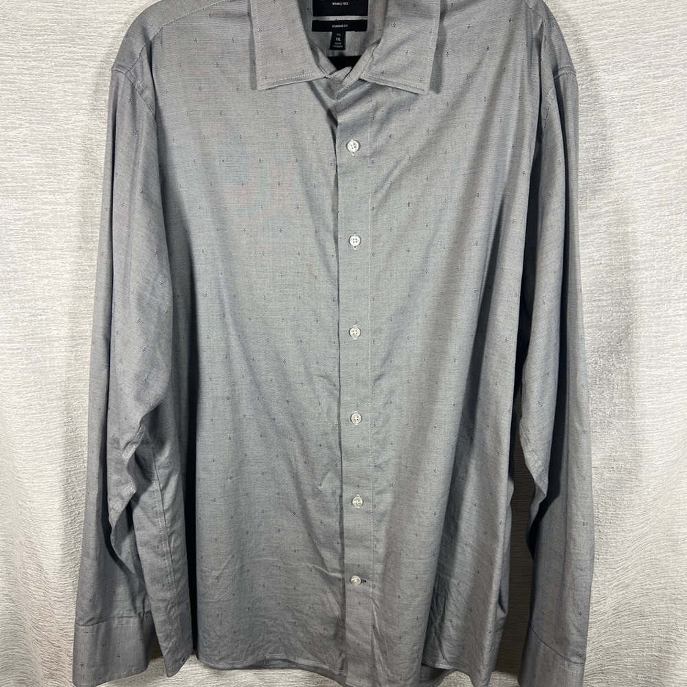 Bonobos Men's Blue Gray Dress Shirt